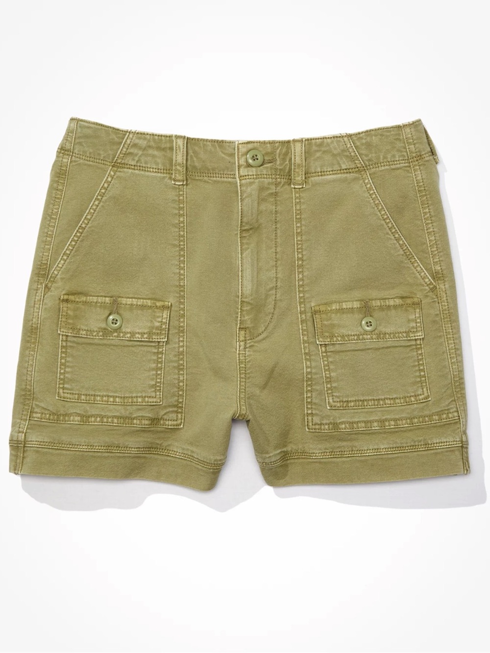 American Eagle Highest Rise Boyfriend Shorts - Olive